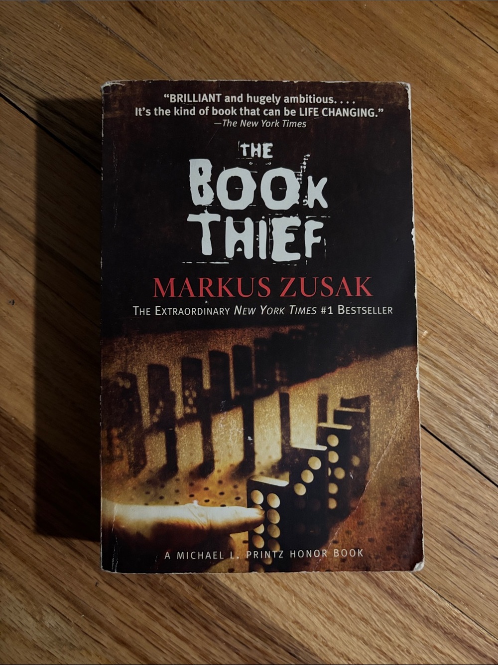 The Book Thief by Markus Zusak - Black & Brown Cover Paperback